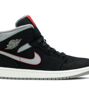 Air Jordan 1 Mid 'Black Grey' 554724-060
