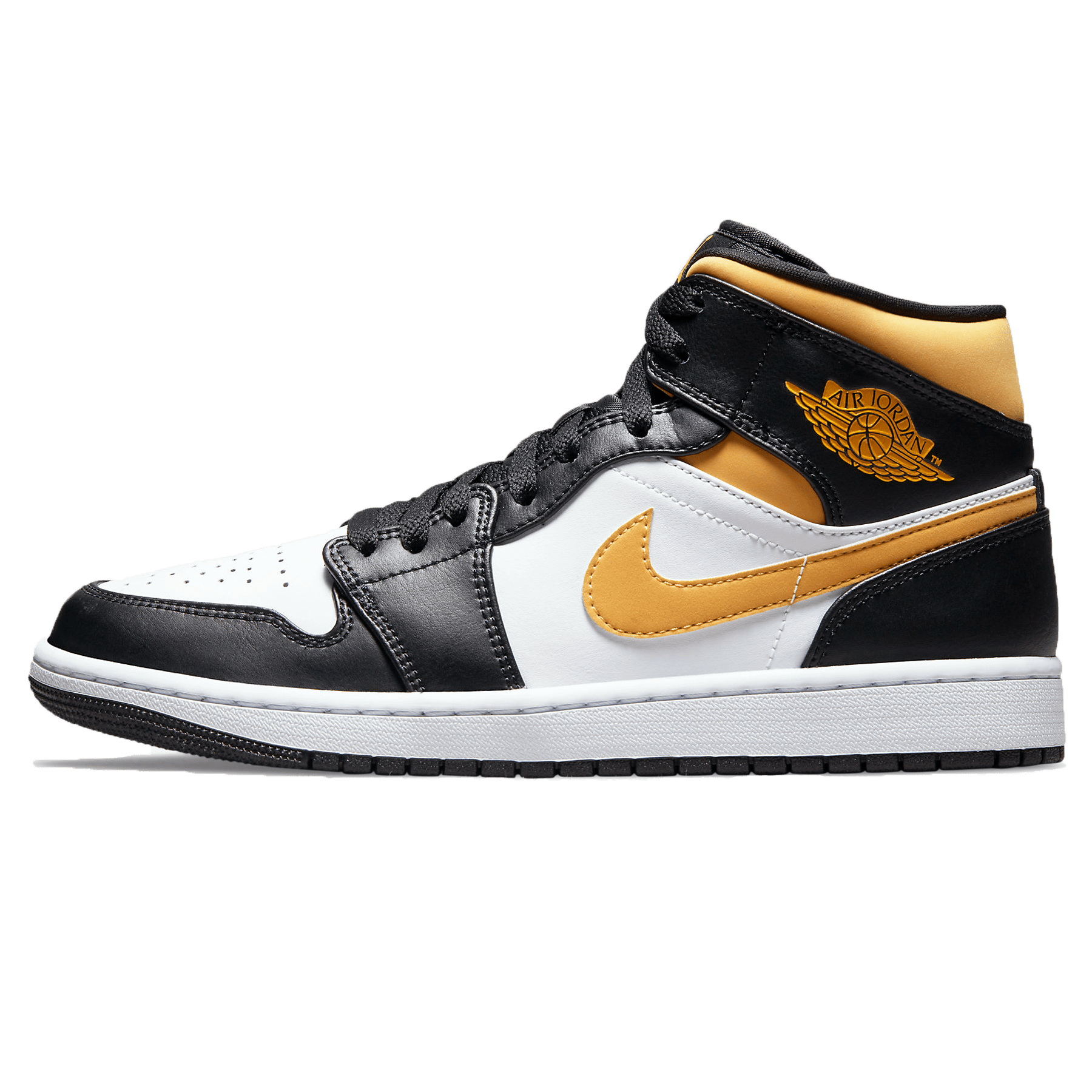 Air Jordan 1 Mid 'Black University Gold'