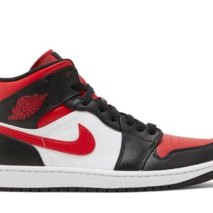 Air Jordan 1 Mid 'Bred Toe' (2022) 554724-079