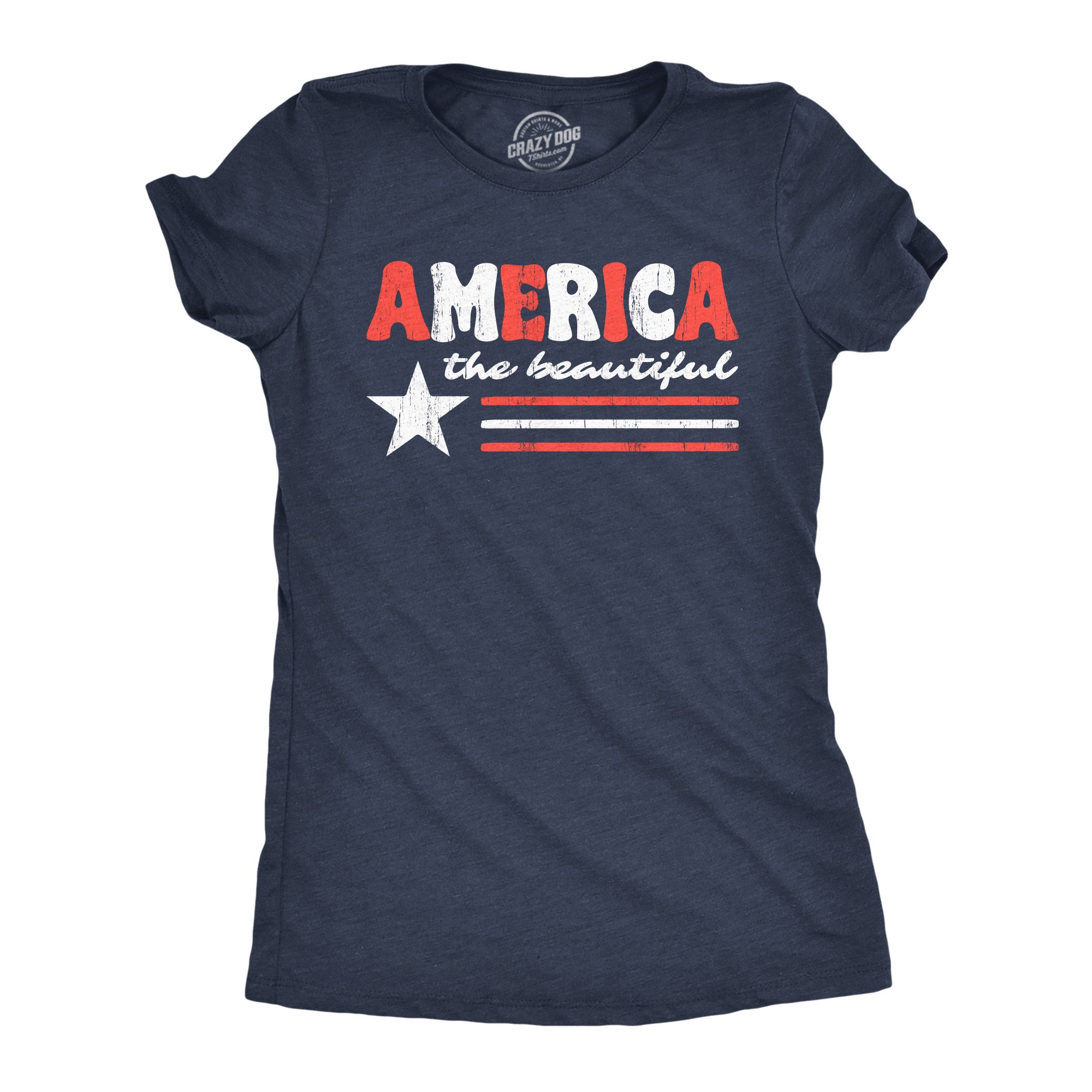 America The Beautiful Women's T Shirt