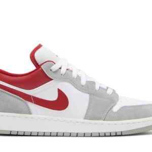 (Grade School) Air Jordan 1 Low SE 'Light Smoke Grey Gym Red' DM0589-016