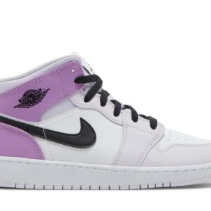 (Grade School) Air Jordan 1 Mid Barely Grape DQ8423-501 Nicesnk
