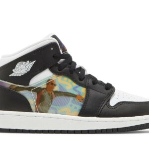 (Grade School) Air Jordan 1 Mid Hologram DR9495-001 Nicesnk