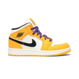 (Grade School) Air Jordan 1 Mid Lakers BQ6931-700 Nicesnk