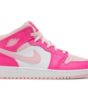 (Grade School) Air Jordan 1 Mid Medium Soft Pink FD8780-116 Nicesnk