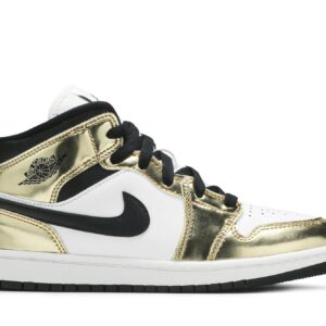 (Grade School) Air Jordan 1 Mid SE 'Metallic Gold' DC1420-700