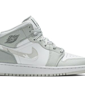(Grade School) Air Jordan 1 Mid SE 'Swoosh Logo - Grey Camo' DD3235-100