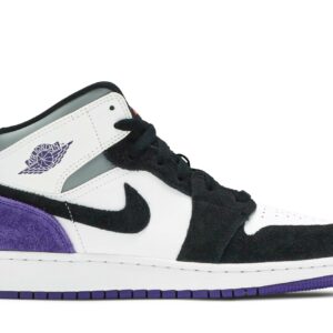 (Grade School) Air Jordan 1 Mid SE 'Varsity Purple' BQ6931-105