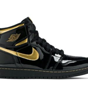 (Grade School) Air Jordan 1 Retro High OG 'Black Metallic Gold' 575441-032
