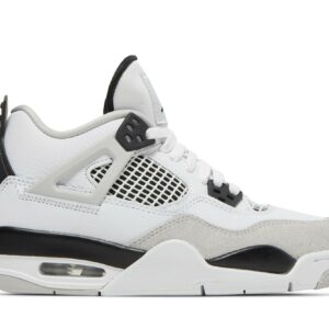 (Grade School) Air Jordan 4 Retro 'Military Black' 408452-111
