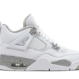 (Grade School) Air Jordan 4 Retro White Oreo DJ4699-100 Nicesnk