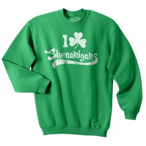 I Clover Shenanigans Crew Neck Sweatshirt  theshoepalace