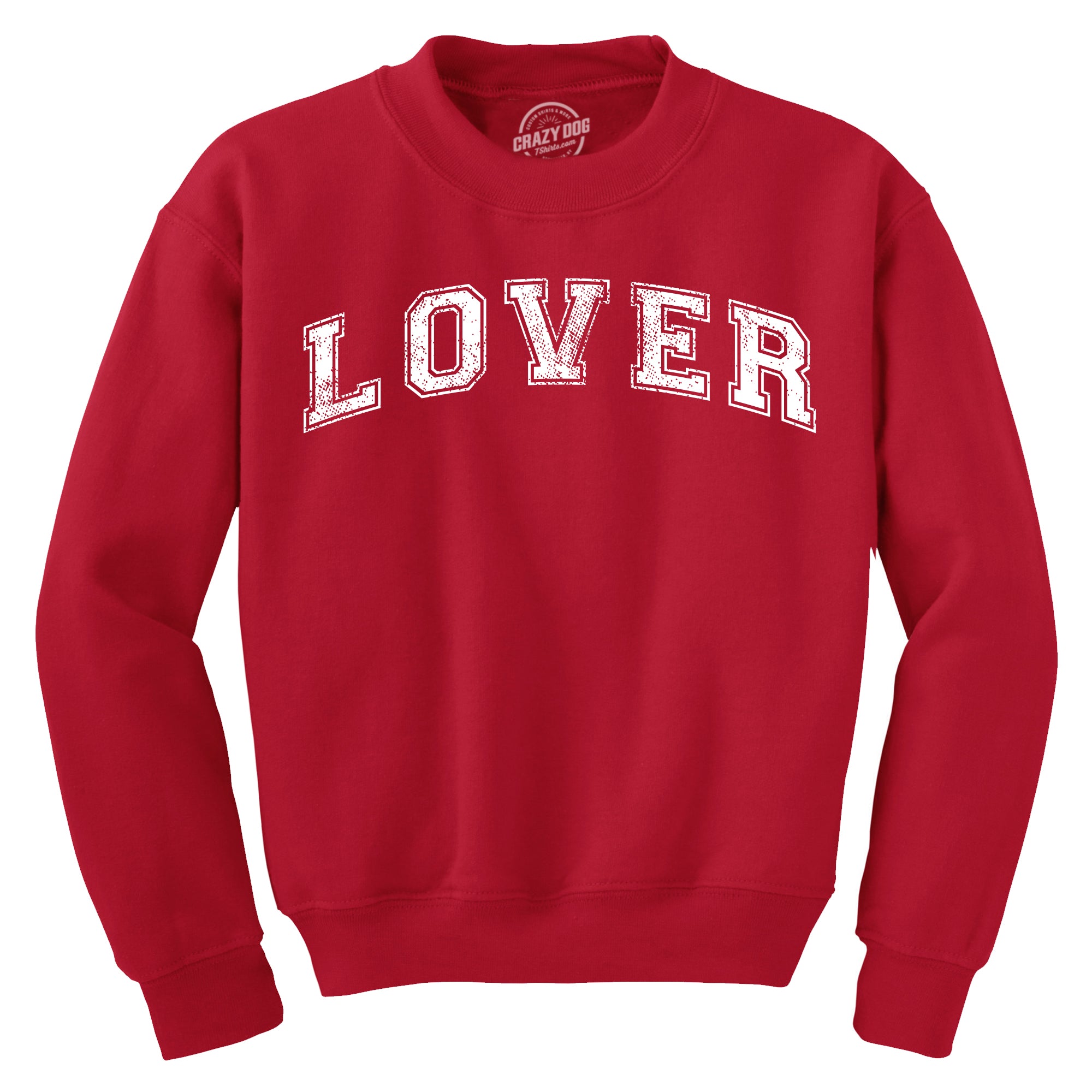 Lover Crew Neck Sweatshirt  theshoepalace