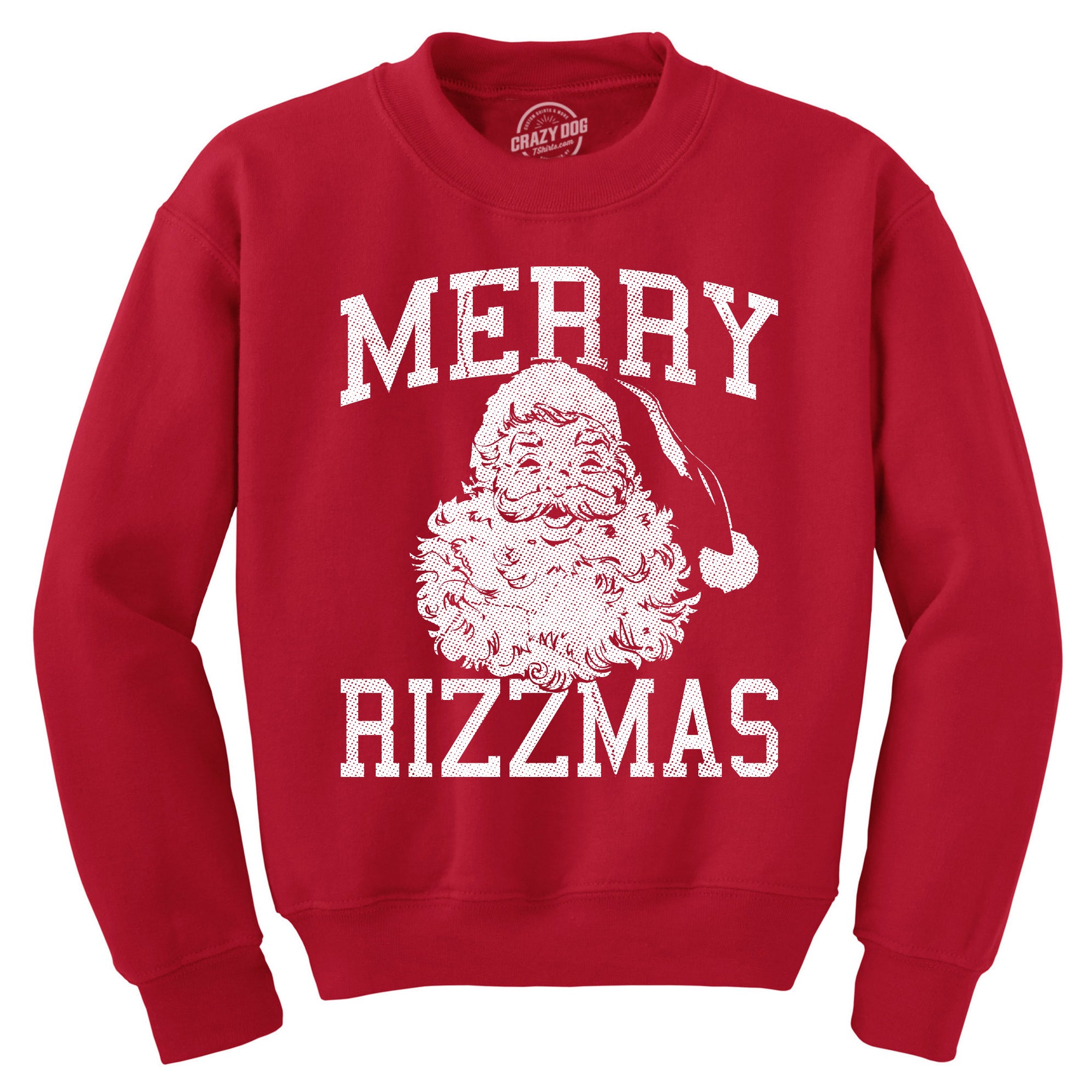 Merry Rizzmas Crew Neck Sweatshirt  theshoepalace