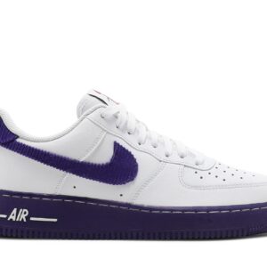 Nike Air Force 1 07 LV8 EMB White Court Purple DB0264-100 Nicesnk