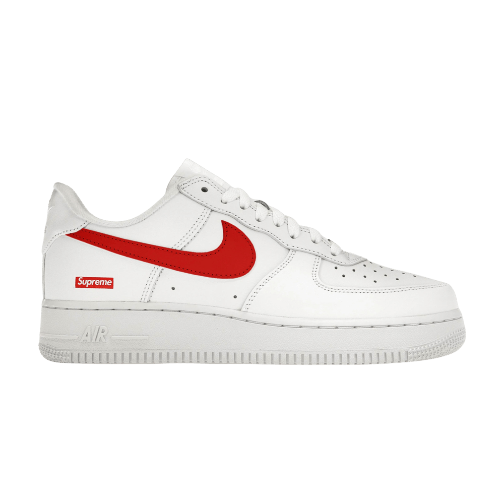 Nike Supreme x Air Force 1 Low Shanghai Exclusive Box Logo - Speed Red CU9225-101 Nicesnk