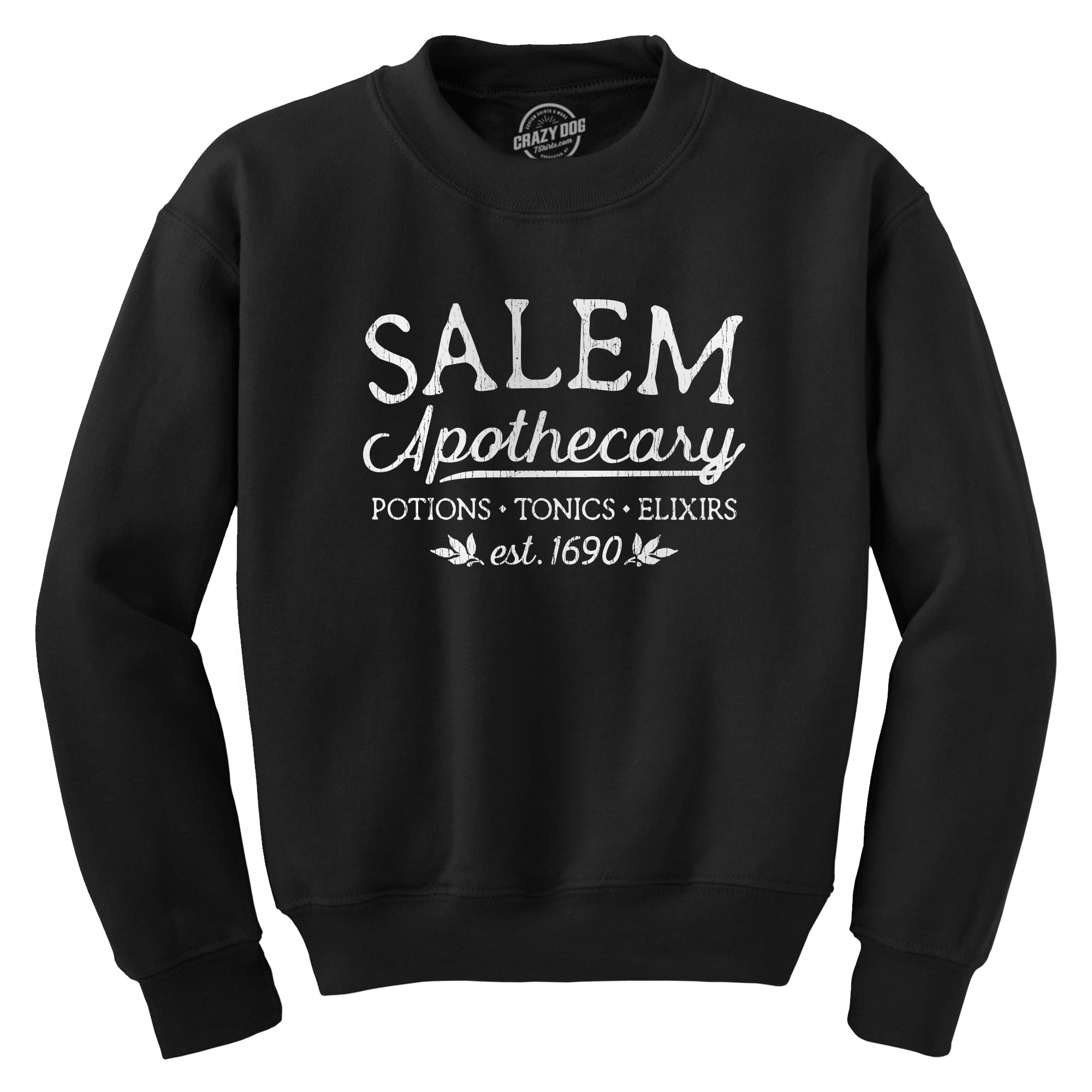 Salem Apothecary Crew Neck Sweatshirt  theshoepalace