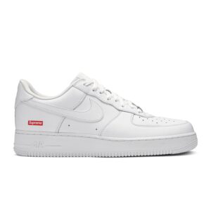 Supreme x Nike Air Force 1 Low Box Logo - White CU9225-100 Nicesnk