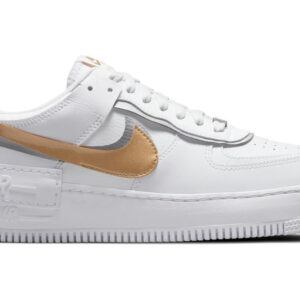 (Women) Nike Air Force 1 Shadow 'White Metallic Gold' DM3064-100