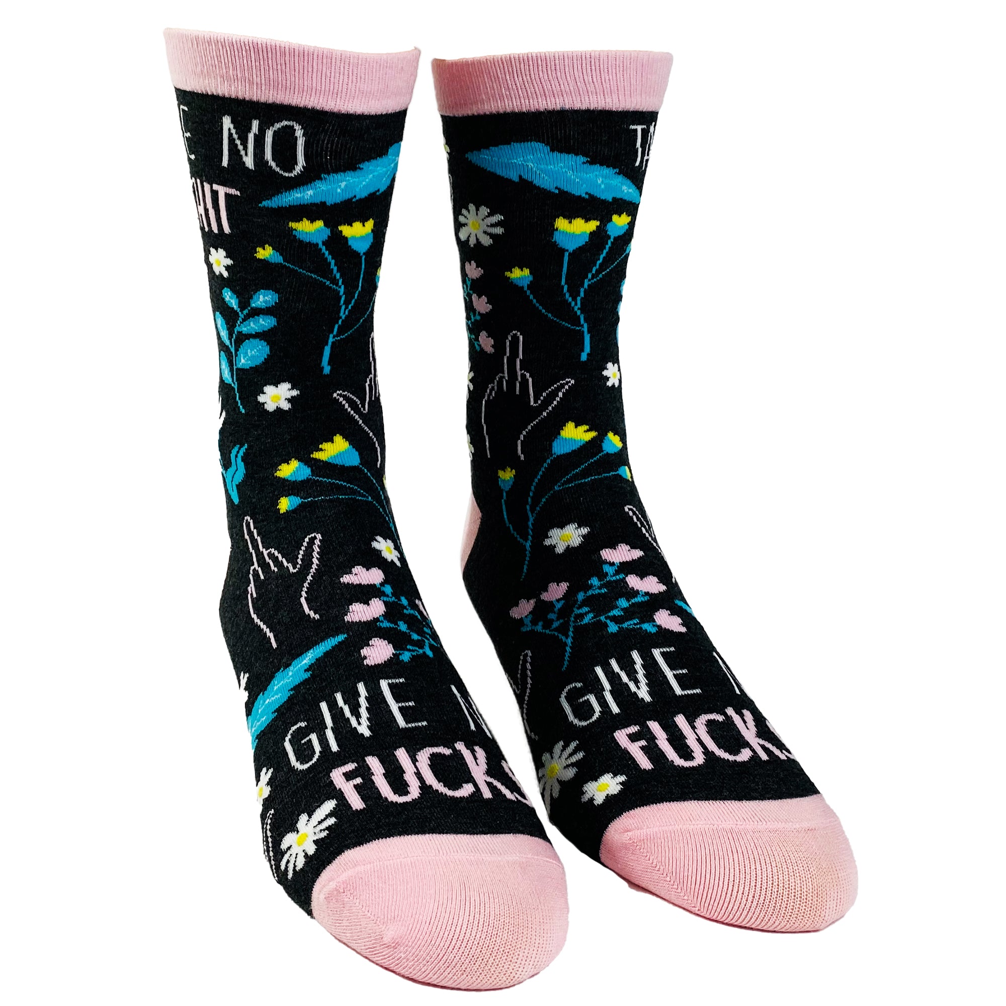 Women's Take No Shit Give No Fucks Socks