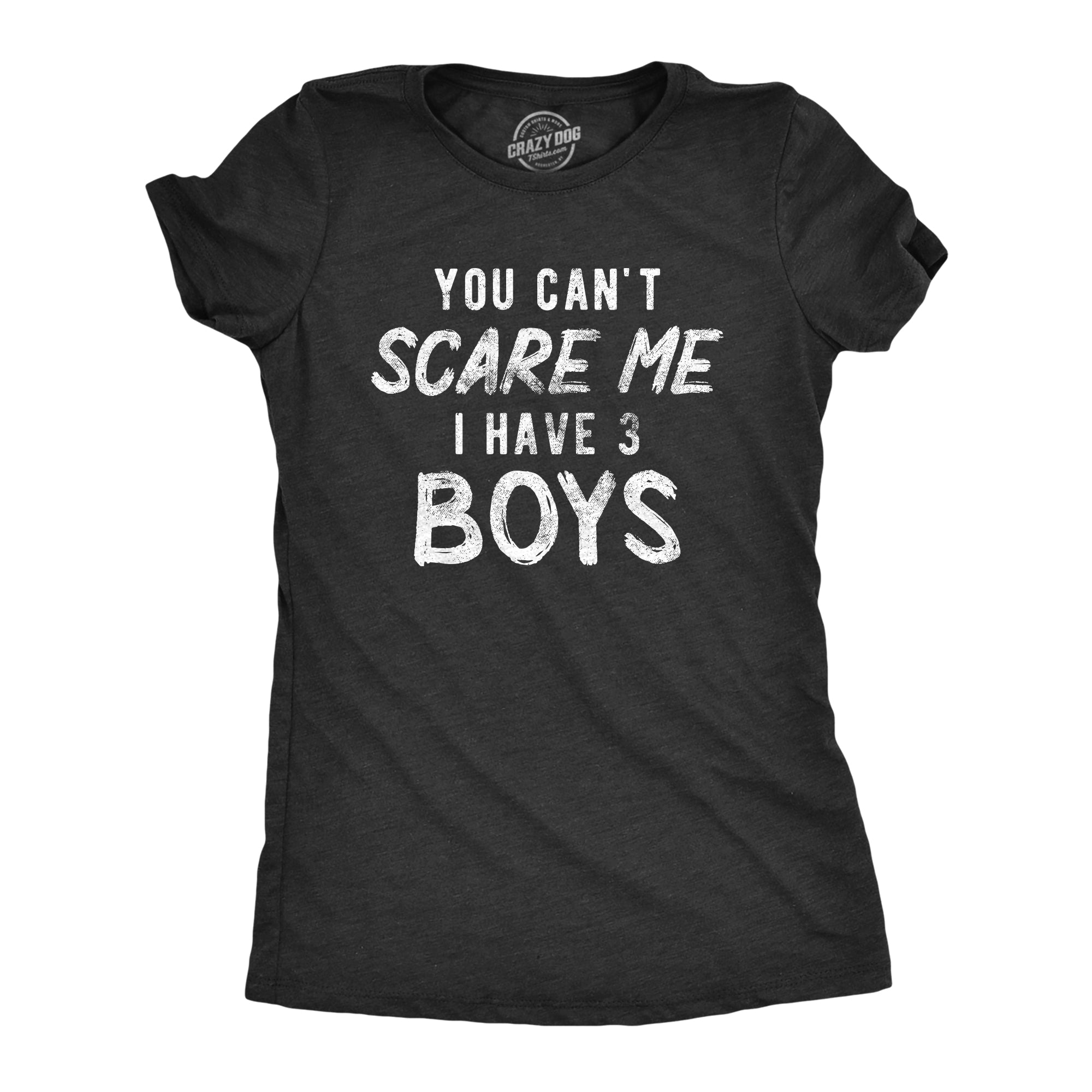 You Can't Scare Me I Have Three Boys Women's T Shirt