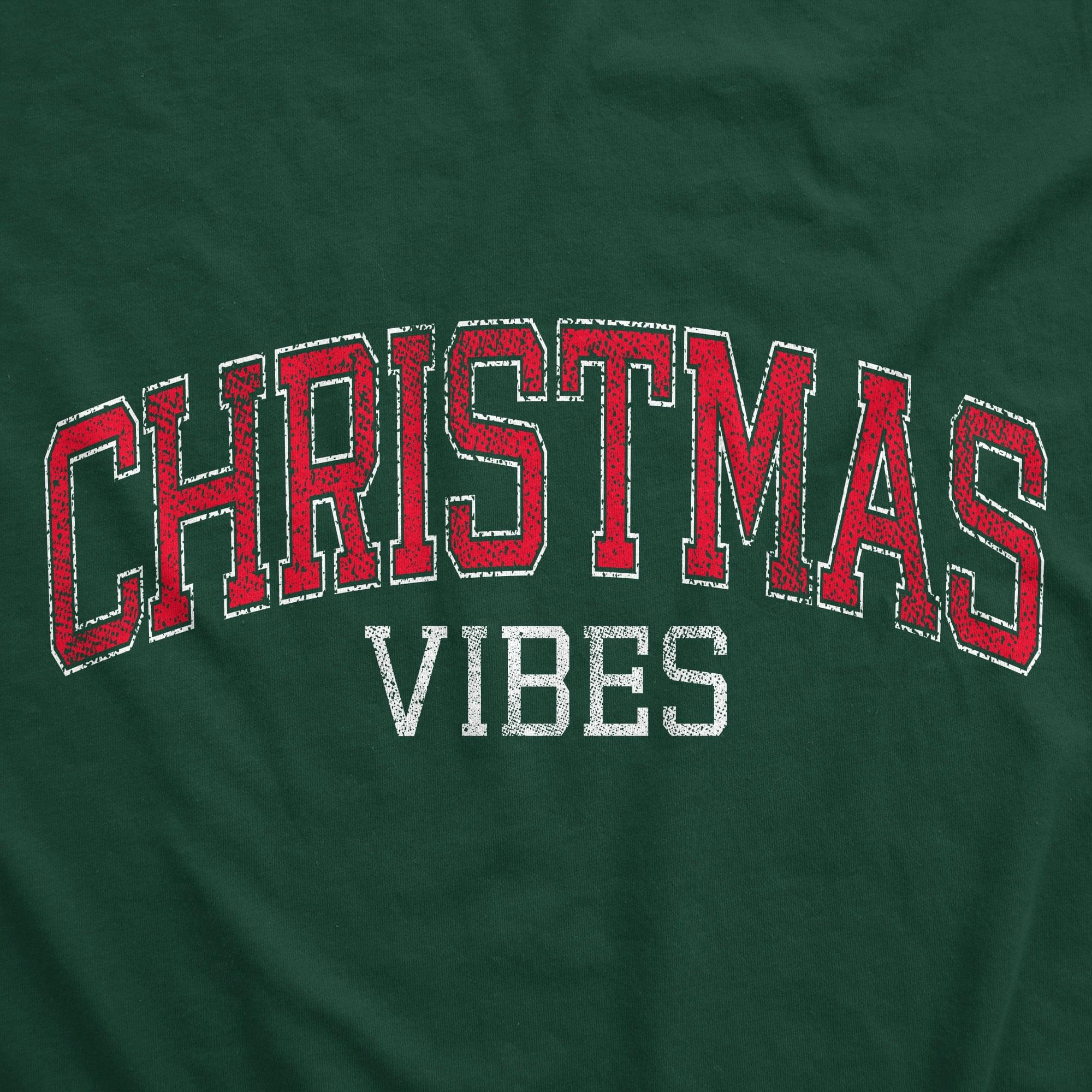 Christmas Vibes Crew Neck Sweatshirt  theshoepalace - Image 2