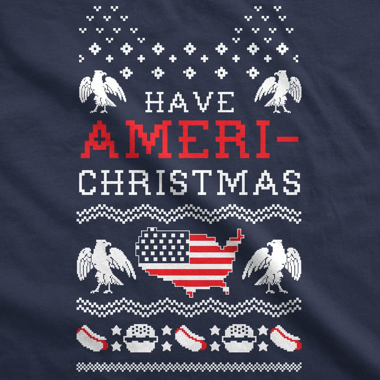 Have Ameri-Christmas Crew Neck Sweatshirt  theshoepalace - Image 2